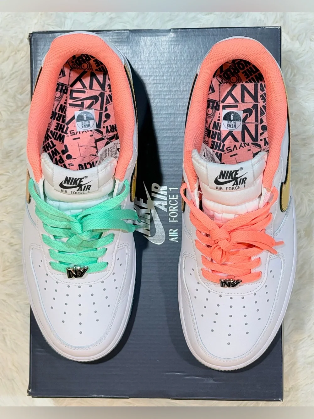 Men’s Nike Air Force 1 Low NY vs. NY 2025 - Size 9 - IH4962-100